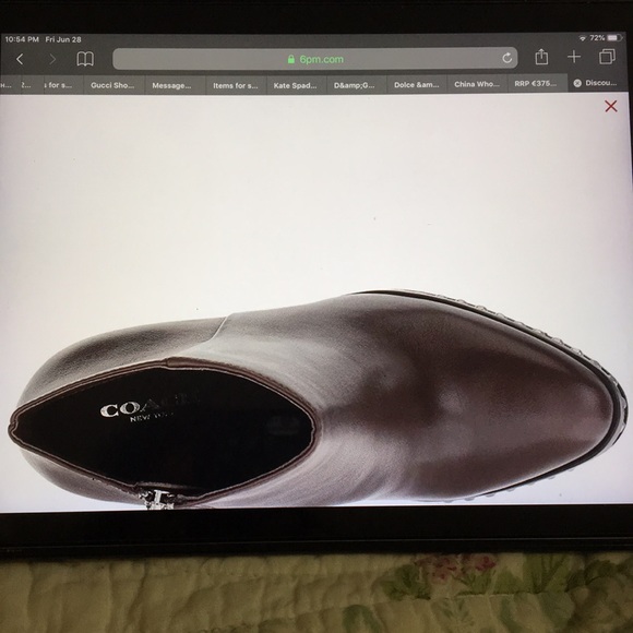 COACH boots,size 8. - Picture 2 of 8